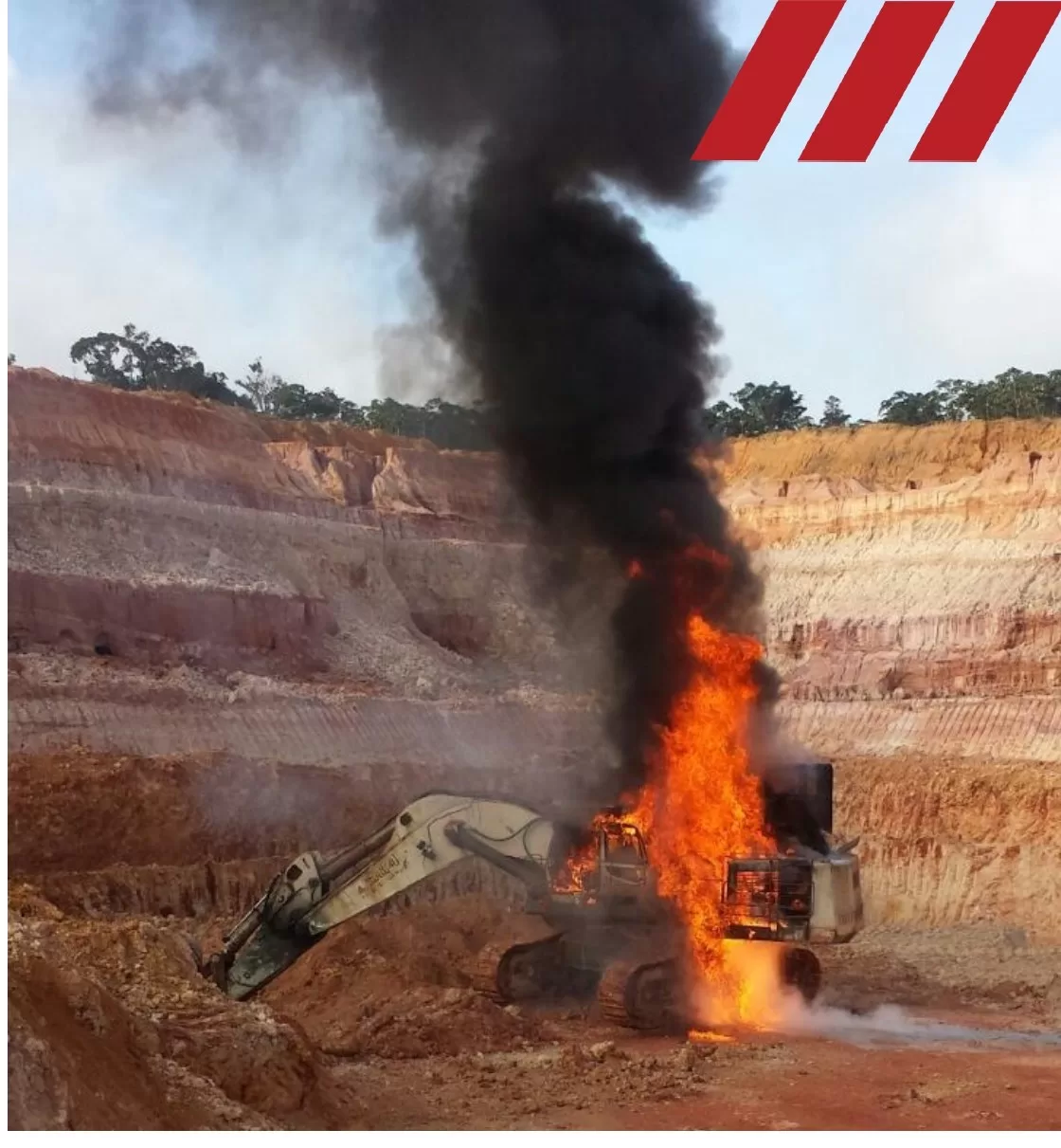 Heavy equipment fire costing you